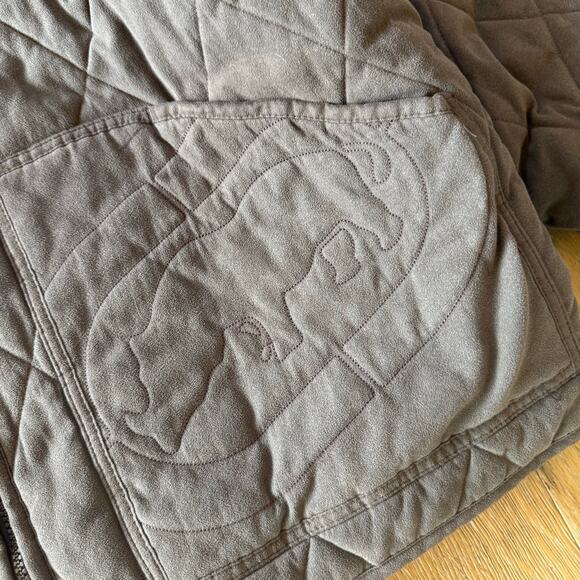 Vintage Ecko Unltd Bomber Jacket Men’s 2XL Brown Rhino Logo Streetwear - Picture 6 of 9